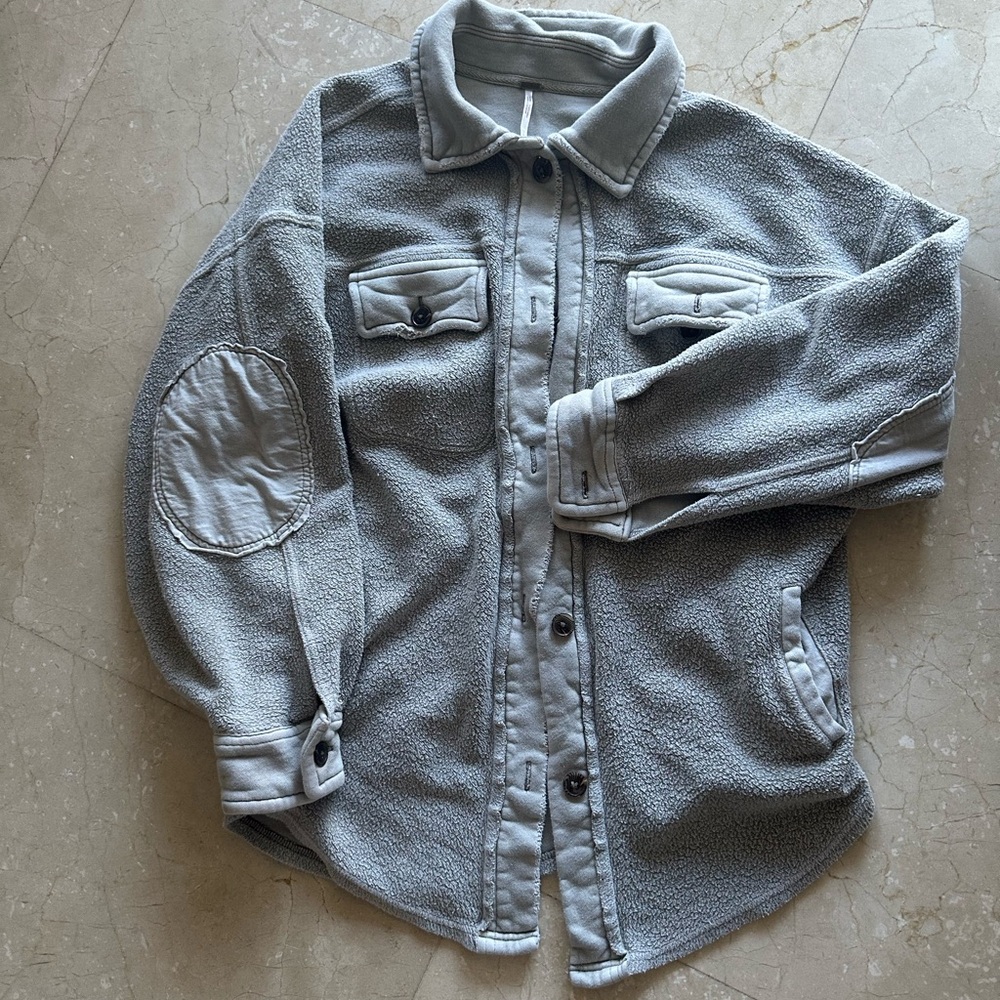 Free People Oversized Fleece Jacket